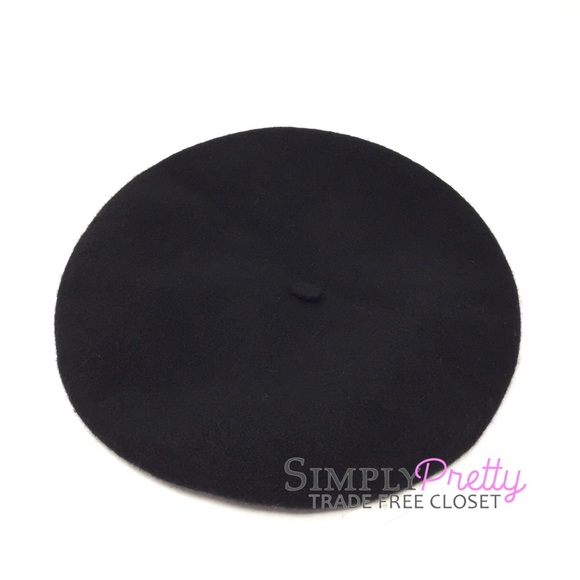 14th & Union Accessories - 14th & Union Black Wool Beret